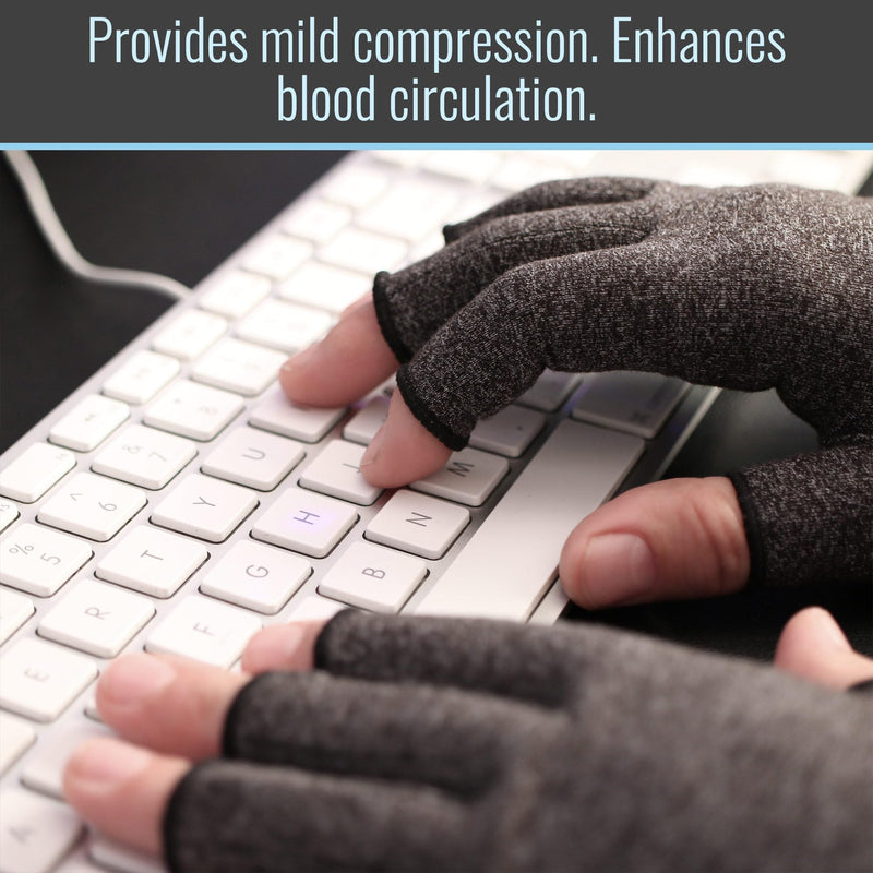 [Australia] - Arthritis Compression Gloves for Pain Relief, Reduces Swelling & Stiffness, FSA & HSA Eligible, Fits Men & Women, Joint Pain Relief, Medium 