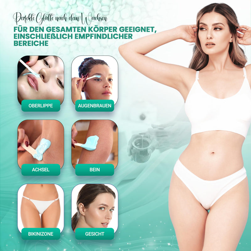 [Australia] - Dermawax 1 kg hot wax wax beads aloe vera for sensitive skin - hair removal without wax strips, gentle waxing for face, legs, bikini & body - made in Italy, professional quality (1 kg, aloe vera) 1 kg (pack of 1) 