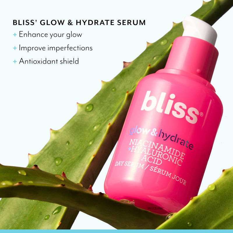 Bliss Radiant Serum Trio - Vitamin C Brightening Face Serum Set - Daily Use