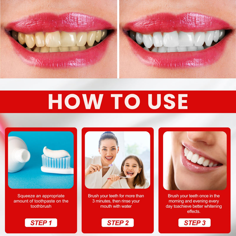 [Australia] - 3PCS SP 6 Toothpaste for Teeth Brightening & Fresh Breath, 6 Probiotics Formula for Gum Health, Fluoride-Free, Mint Fresh Flavor, 4.9 oz (4, Mint) 