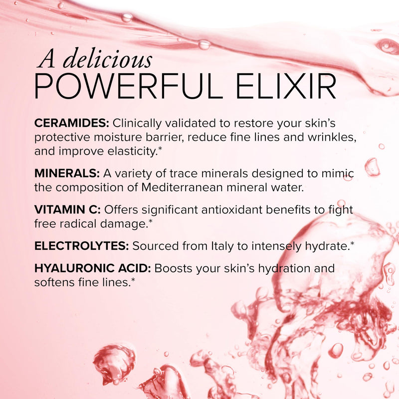 [Australia] - Serovital Glow Sticks Sugar-Free Powder Drink Mix with Hyaluronic Acid Ceramides Electrolytes for Skin Hydration in 14 Days Sun-Kissed Citrus Flavor 28 Packets 