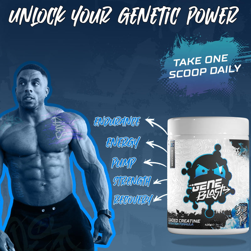 Loaded Creatine 6g - Power, Endurance & Recovery (Strawberry Kiwi, 30 Servings) Strawberry Kiwi 420g