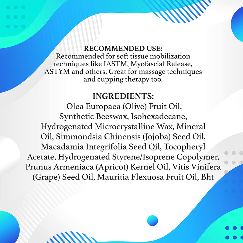[Australia] - Massage Tools Emollient Balm - Natural Essential Massage Oil - Myofascial Release Tool Massage Cream for Massage Therapy - IASTM Tool Muscle Rub Ultra Strength - Gua Sha Tool Partner for Body (100g) 100g 