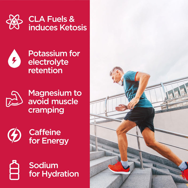 [Australia] - Keto Science Keto Burn Capsules, Exogenous Ketone, Dual-Action with BHB & EGCG, Ketones for Hydration, Keto BHB, Weight Support, Energy, Focus & Ketosis, 60 Capsules, 15 Servings 