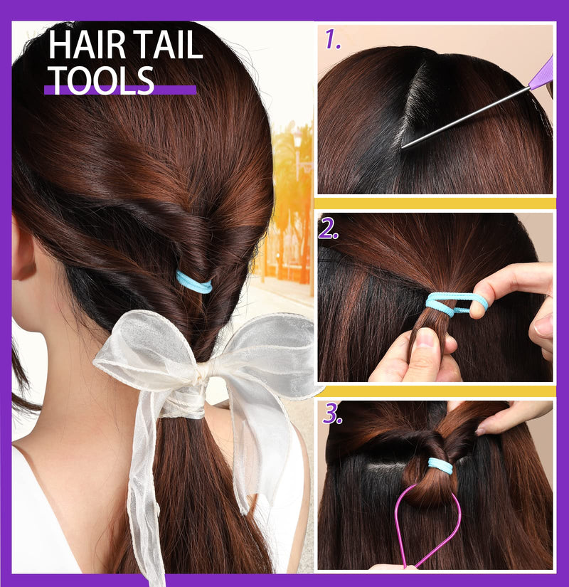 [Australia] - YGDZ Baby Hair Ties 24 Colors, 280 PCS Cotton Toddler Hair Ties, Elastics Hair bands with Organizer Box, Seamless Small Hair Bands, Soft Mini Ponytail Holders, Hair Accessories for Girls, Baby, Kids 