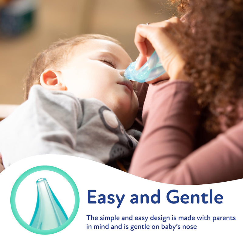[Australia] - Dr. Talbot's Nasal Aspirator for Babies - Silicone - with Storage Case - Blue Elephant 