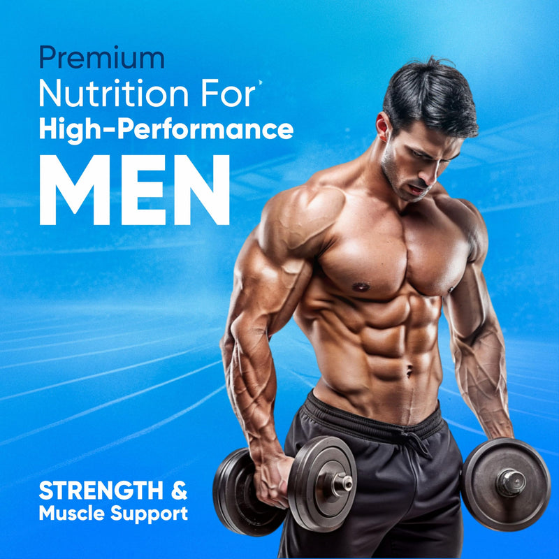 Vitaminnica Multi Vita Men – Advanced Multivitamin 60 Tablets for Men | Energy, Immunity, Muscle Function, Heart Health & Vitality | 25+ Essential Vitamins & Minerals