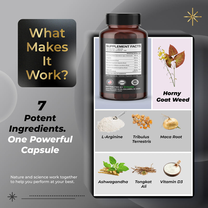 [Australia] - Ultra Muscle Builder Supplement with L-Arginine & Tribulus ‚Äì Sports Training Support ‚Äì 150 Capsules (150-Day Supply) 