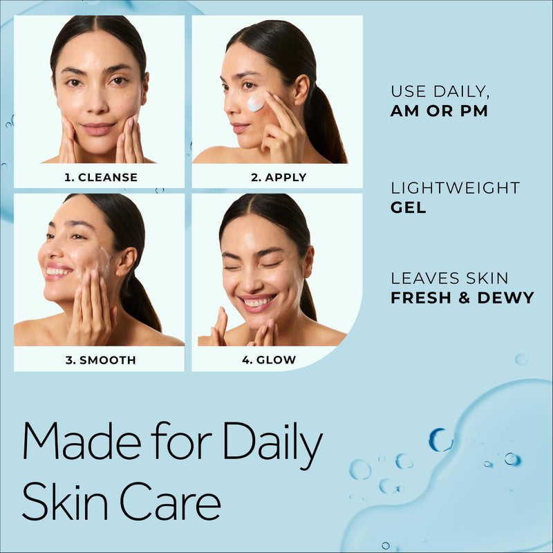 POND’S Fresh Hydration Gel Face Moisturizer, 24HR Hydration with Hyaluronic Acid, Vitamin E & B3 Niacinamide, Alcohol-Free, Oil-Free, Dermatologist Tested, 3.4 oz 3.4 Ounce (Pack of 1)