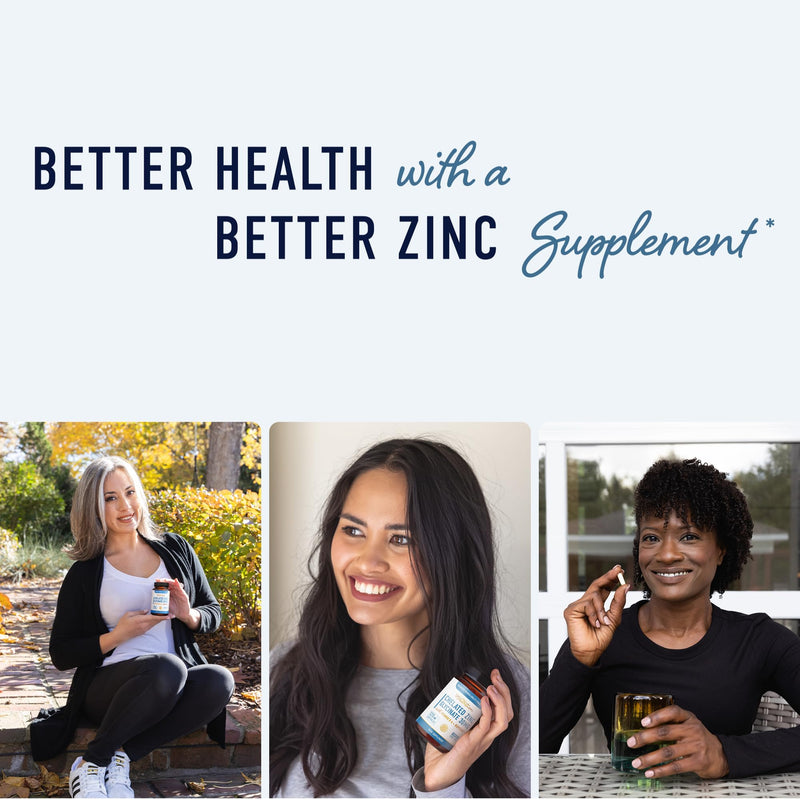 Chelated Zinc Supplements - Zinc Glycinate 30 mg (120 Capsules) Highly-Absorbable TRAACS Chelated with Vitamin B6 & BioPerine - Immune & Skin Health Support - Non-GMO, Gluten-Free - 4 Month Supply