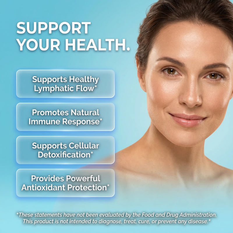 Lymphatic Drainage Drops - Organic Lymphatic Support Supplement with Burdock Root Echinacea Elderberry Dandelion Astragalus Milk Thistle Sea Moss Red Clover Marigold Drop by Clean Nutra 1