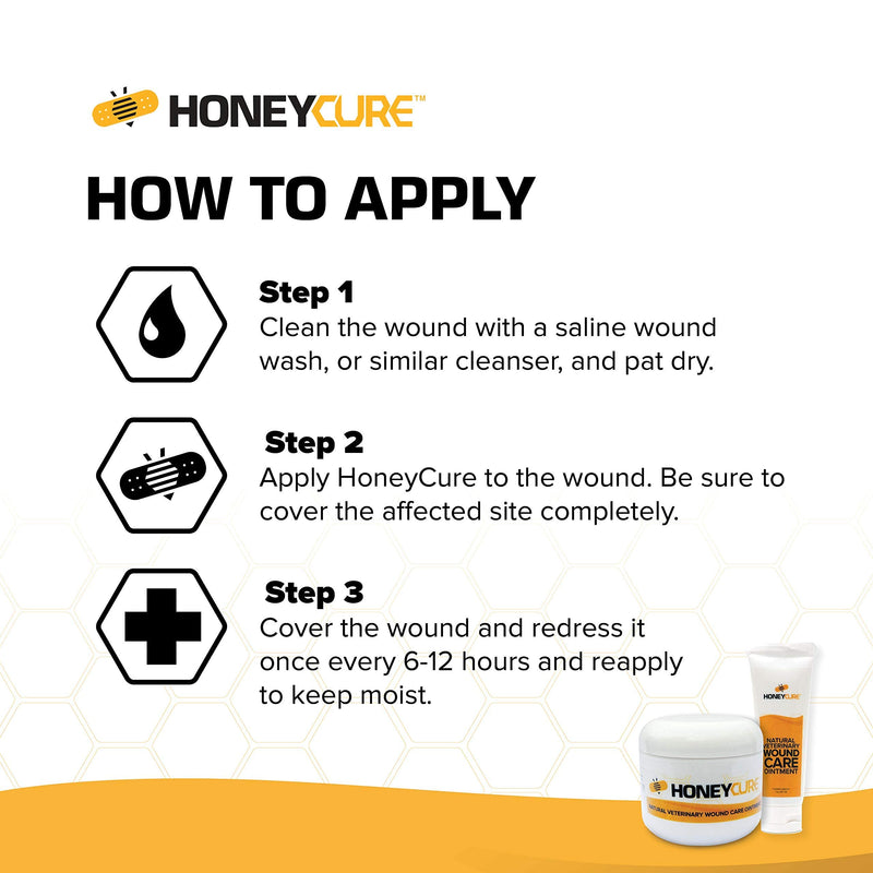Natural Veterinary Ointment for Wound Care, Manuka Honey, for Dogs, Cats, & Horses, 1oz. Tube 1 Oz. - PawsPlanet Australia