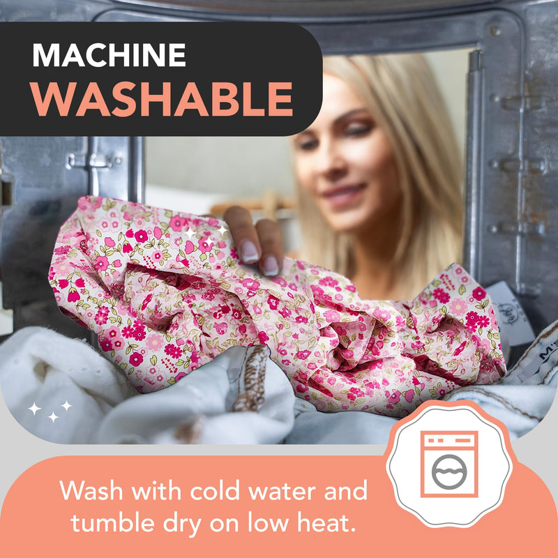 [Australia] - Shoulder Pillow for Pain Relief, Shoulder Surgery Pillow for Sleeping, Rotator Cuff Pillows, Rotator Cuff Surgery Must Haves, Post Shoulders Surgery Must Haves, Shoulders Support, Arm Support Pillows Pink Flowers 