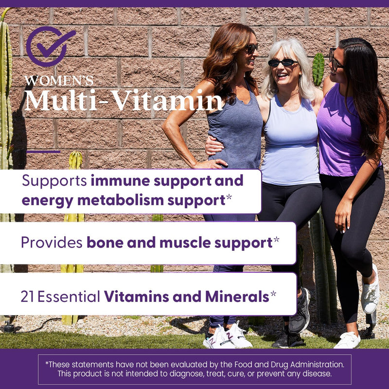 Doctor's Best Women's Multi-Vitamin, Everyday Wellness, Supports Immunity, Non-GMO, Gluten Free, 120 Tablets