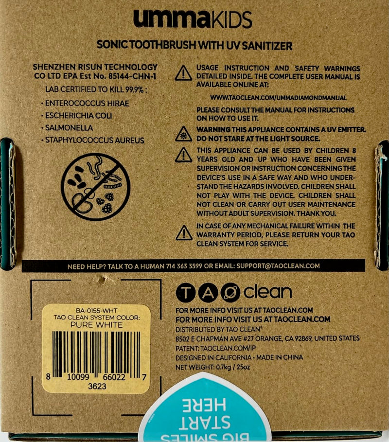 [Australia] - Tao Clean Umma Kids Sonic Toothbrush & UV Sanitizing Station 