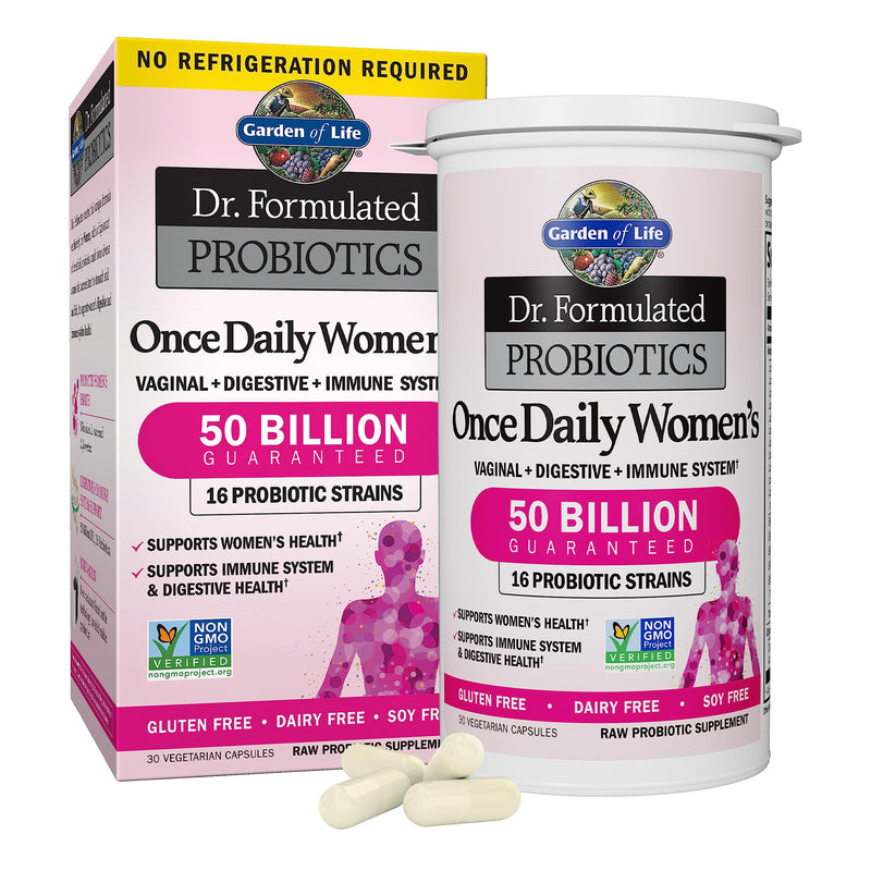 Garden of Life & Zinc Supplements 30mg High Potency Raw Zinc and Vitamin C Multimineral Supplement, Vitamin Code/Trace Minerals & Probiotics for Skin Health & Immune Support, 60 Vegan Capsules Probiotics + Zinc Supplements 30mg