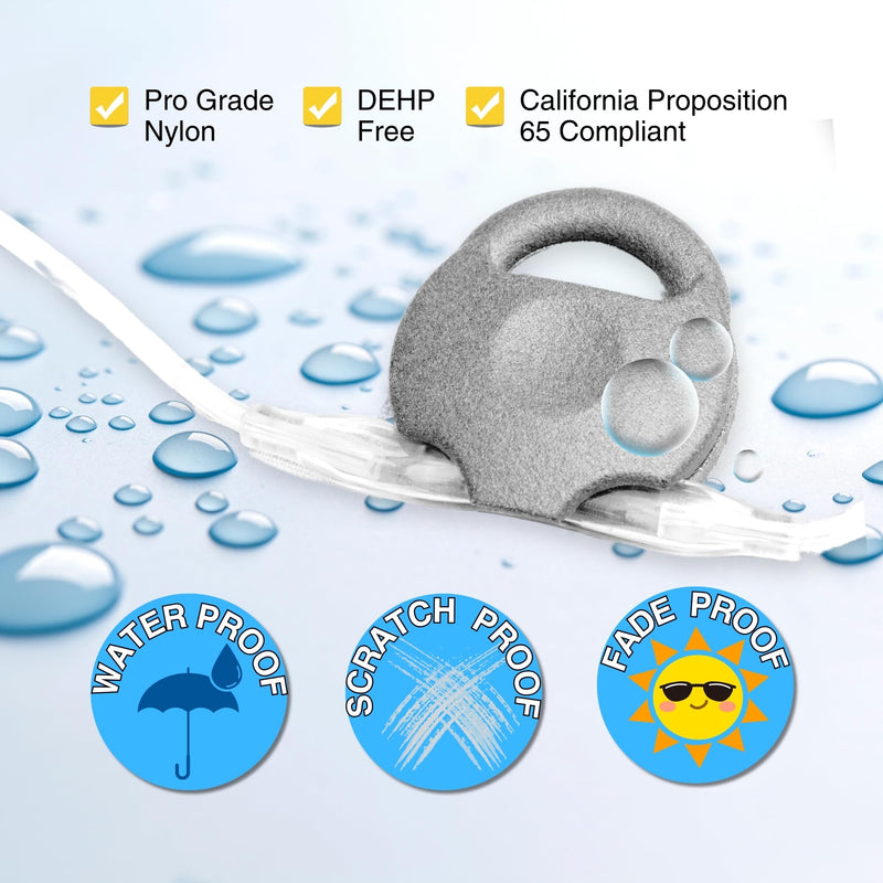[Australia] - Oxygen Nasal Cannula Protective Cover Accessory, Hose Holder for Portable Concentrator Machine Tubing, Tank, or CPAP, Keeps Tube Nose Piece Off Floor (One Pack) One Pack 