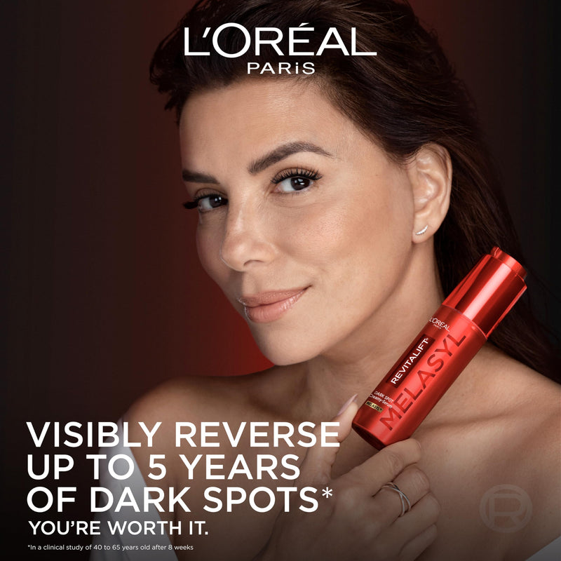 L'Oreal Paris Revitalift Triple Power Dark Spot Corrector Creamy-Serum, Hyperpigmentation Treatment With Melasyl, Vitamin C & Niacinamide, Treats Sun Spots, Dark Spots, Aging & Uneven Tone, 1.7 fl oz