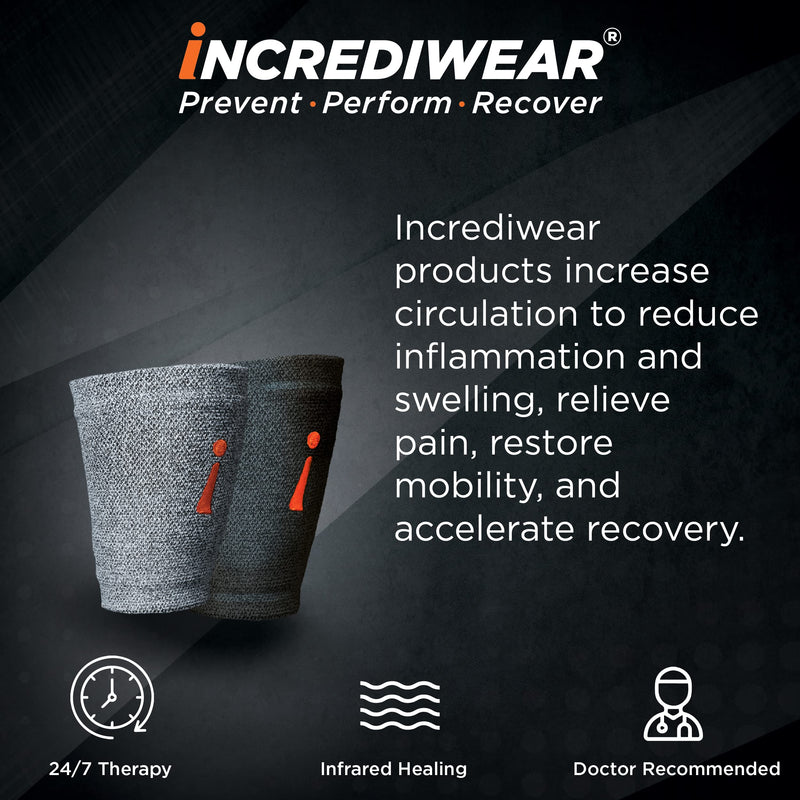 Incrediwear Wrist Sleeve – Wrist Brace for Women and Men, Helps with Inflammation, Swelling & Joint Pain Relief, Wrist Support for Recovering from Injury & Surgery (Black, S/M) Black Small/Medium