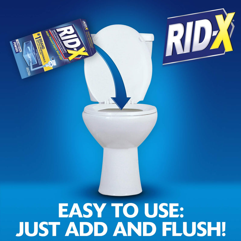 [Australia] - RID-X Septic Treatment, Septic Tank Treatment, 1 Month Supply Of Powder, 9.8 oz 9.8 Ounce (Pack of 1) 