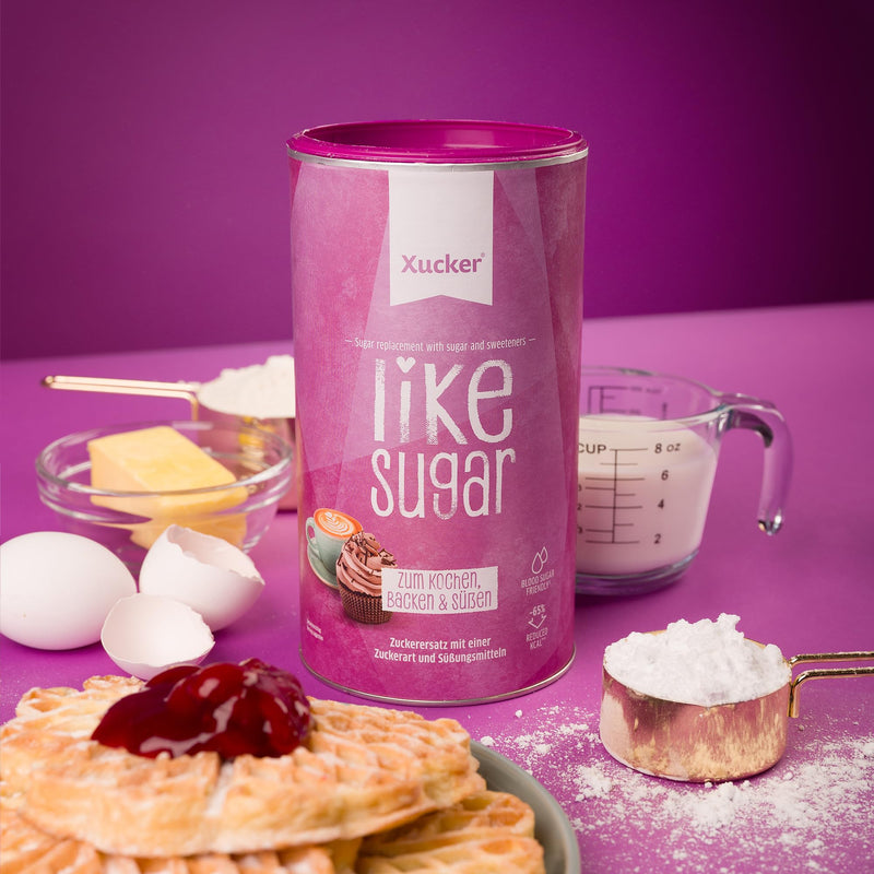[Australia] - Xucker Like Sugar Dose - sugar alternative made from natural raw materials I 65% fewer calories I replaces sugar 1:1 I blood sugar-friendly I for cooking, baking, sweetening, caramelizing (600 grams) 600 g (pack of 1) 