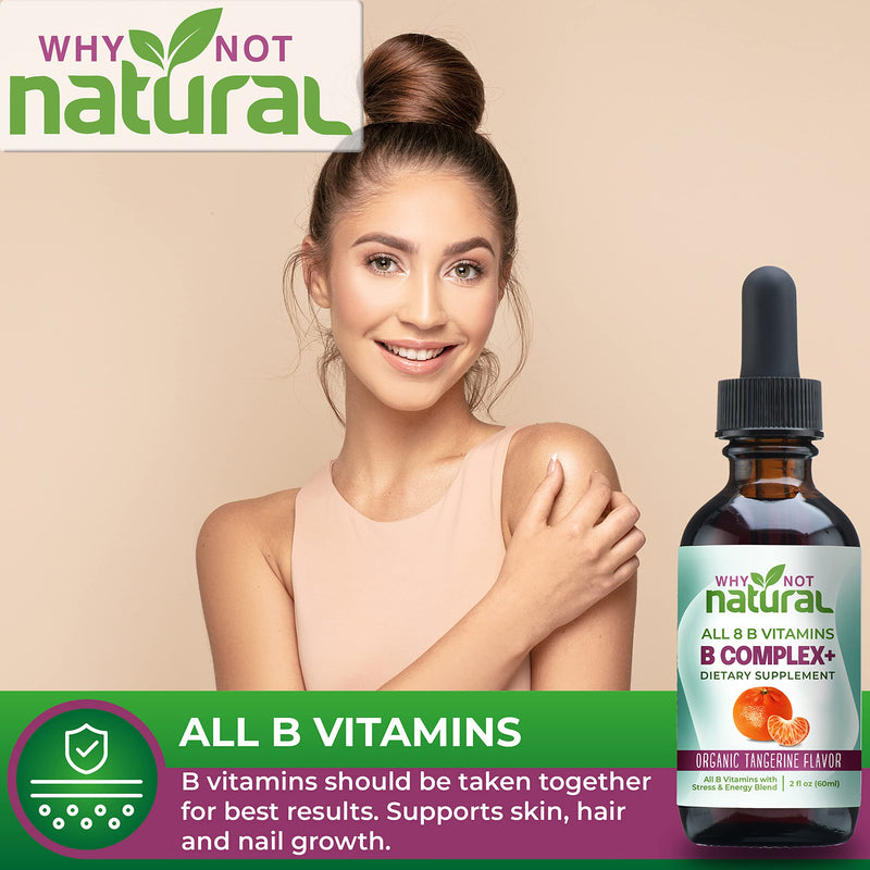 Why Not Natural B Complex and B12 Liquid Drops for Energy
