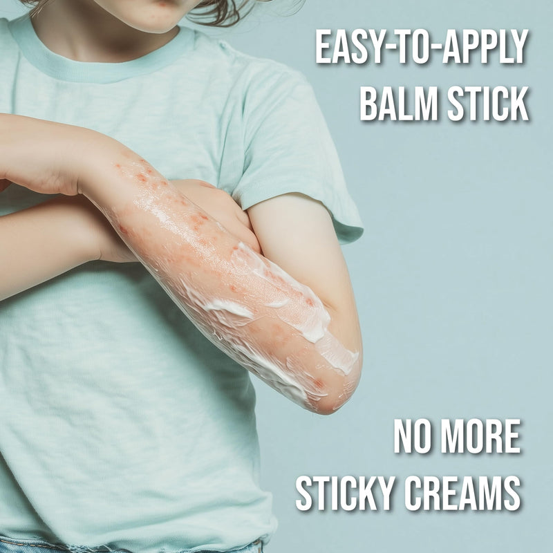 [Australia] - quitch Hydrocortisone Healing Balm, Eczema Cream for Kids Stick, Psoriasis Relief Treatment, Anti Itch Maximum Strength, Healing Ointment, Rash, Dry Skin Treatment for Skin, Avocado Oil Squalane 