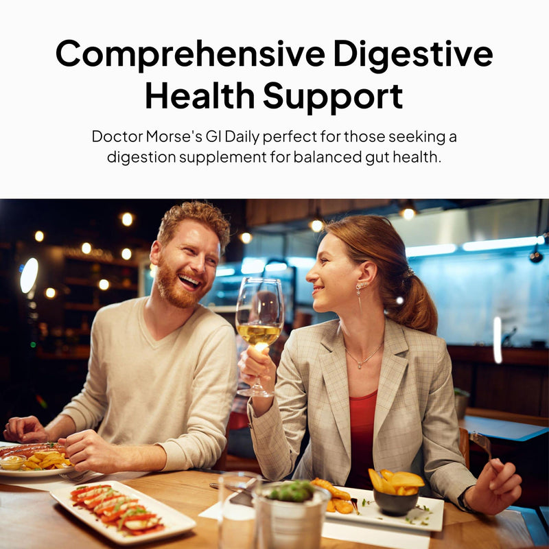 [Australia] - Doctor Morse's GI Daily - Gut Cleanse - Digestive Support - Intestinal, Overall Gut Support - Naturopath Formulated - Marshmallow Root, Slippery Elm Bark, Mullein Leaf - 90 Capsules - 45 Day Supply 