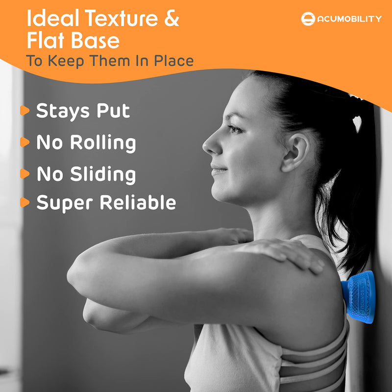 [Australia] - Acumobility Massage Ball Roller 2 Pack - Trigger Point - Massage Balls Massage Roller Ball - Foot Massage Ball - Physical Therapy Ball (Deep Pressure) Deep Massage 