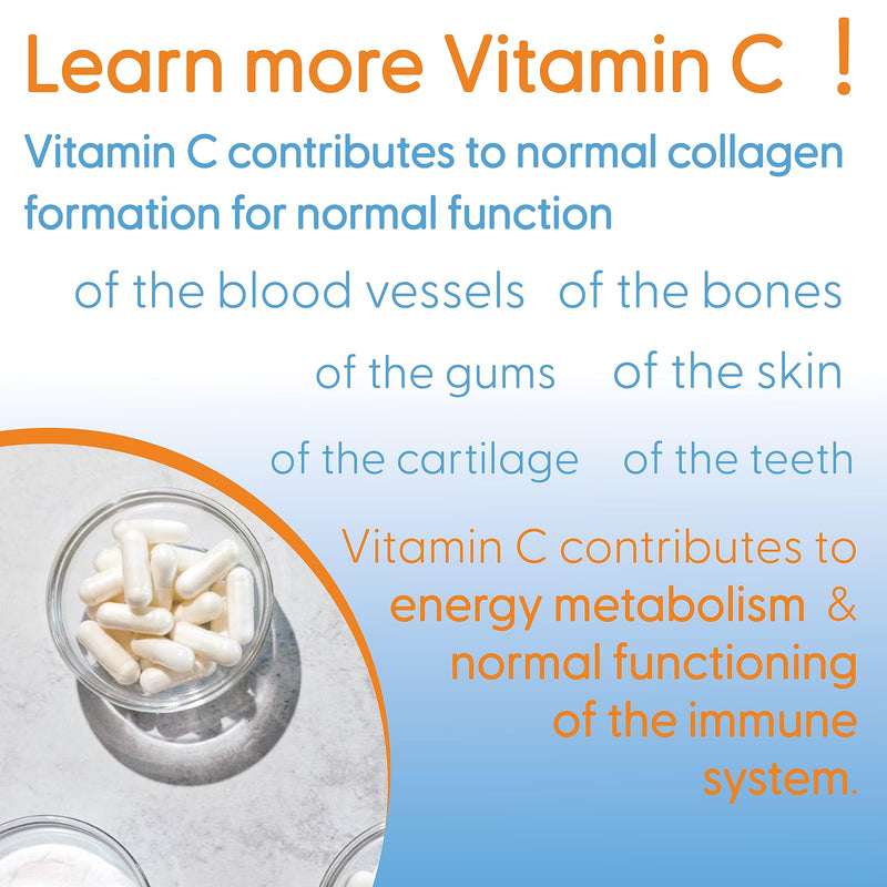 Doctor's Best, Vitamin C with Quali C, 1.000mg, 120 Vegan Capsules, Gluten-Free, Soy-Free, Vegetarian