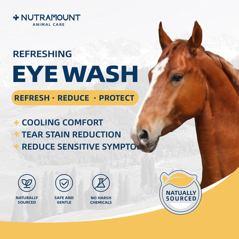 [Australia] - Eye Wash for Horses and Ponies 150ML/5 fl. oz Mild Botanical Formula Reduces Tear Staining 1 Bottle 1 Piece 