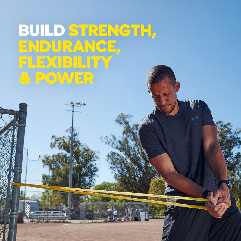 [Australia] - TRX Training Strength Band Set, Full-Body Resistance Bands for Home and Gym Use, Resistance Bands for Working Out 5 lbs - 15 lbs 