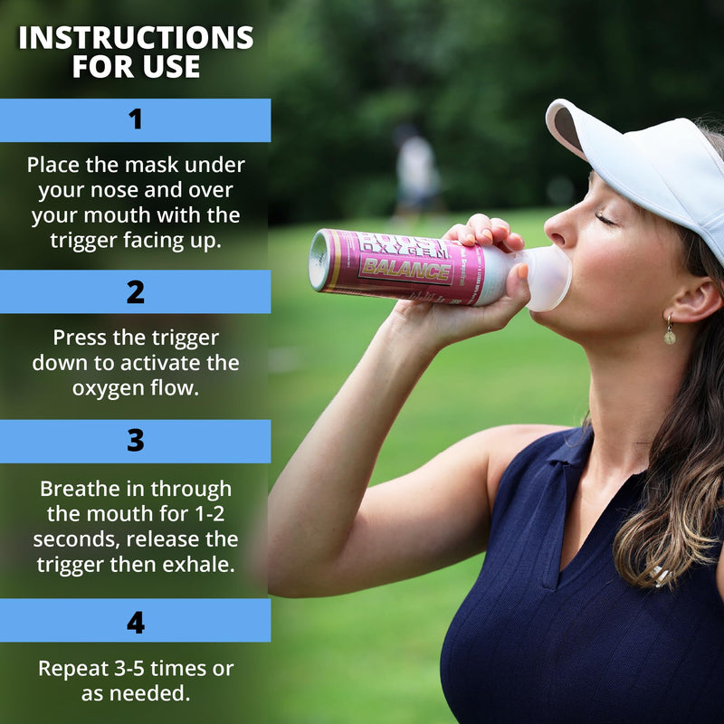 [Australia] - Boost Oxygen Pocket Size Balance Pink Grapefruit Aroma 3L Canister | Respiratory Support for Aerobic Recovery, Altitude, Performance & Health (3 Pack) 3 Pack 