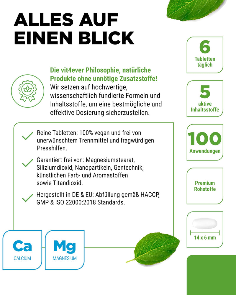 [Australia] - Electrolytes - 600 tablets with magnesium, calcium, potassium, sodium & chloride - electrolyte balance & muscle function - keto diet - vegan 600 pieces 