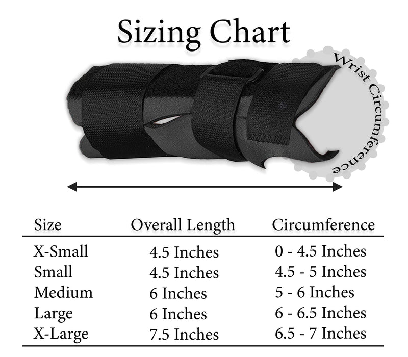 Rehabilitation Advantage Pediatric Breathoprene Soft Foam Wrist Brace, Large Right