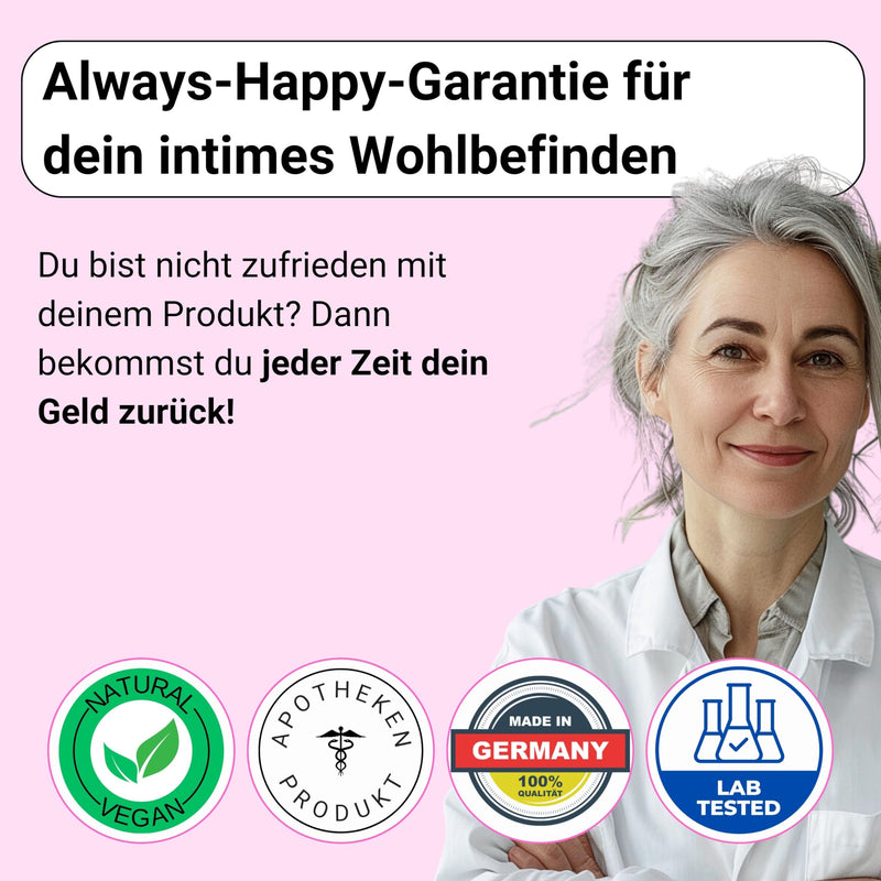 [Australia] - V-Biotics Vaginal Probiotics - lactic acid bacteria & vitamin B3 for the vagina *, build up vaginal flora, lactic acid treatment against bacterial vaginosis & vaginal fungus - 1 billion CFU/g (60 capsules) - ohtastic 