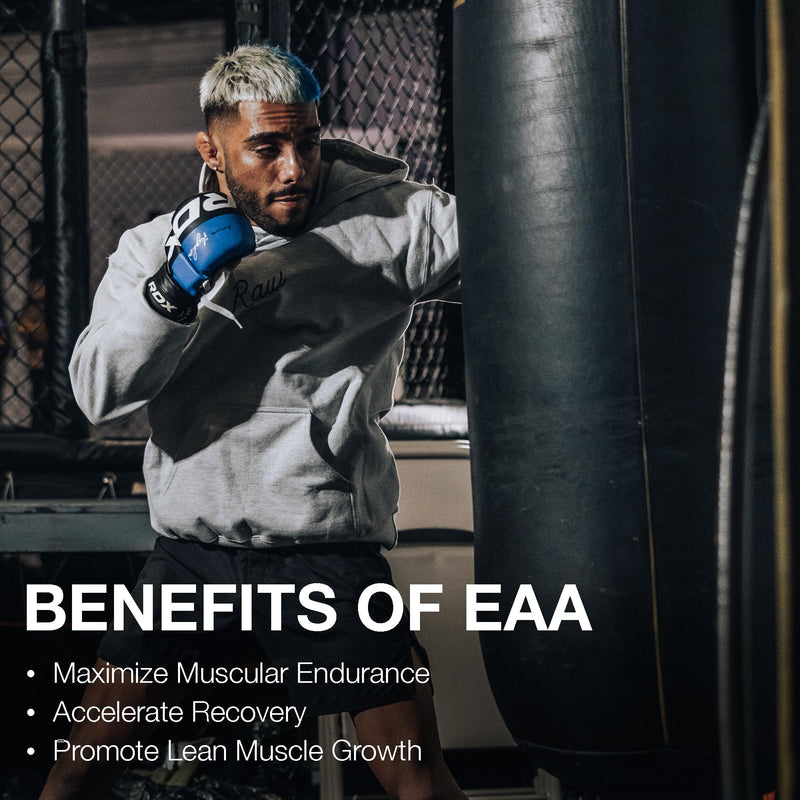 [Australia] - RAW EAA Amino Acids Powder, Watermelon (25 Servings) - Pre Workout Amino Energy Powder for Strength, Endurance, Recovery & Lean Muscle Growth - BCAA Amino Acids Supplement for Men & Women 