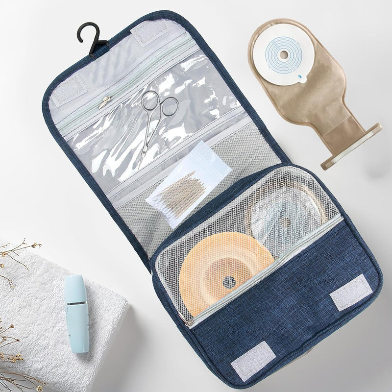 [Australia] - Ostomy Colostomy Travel Bag, Hanging Organizer Bag for Ostomy Supplies 