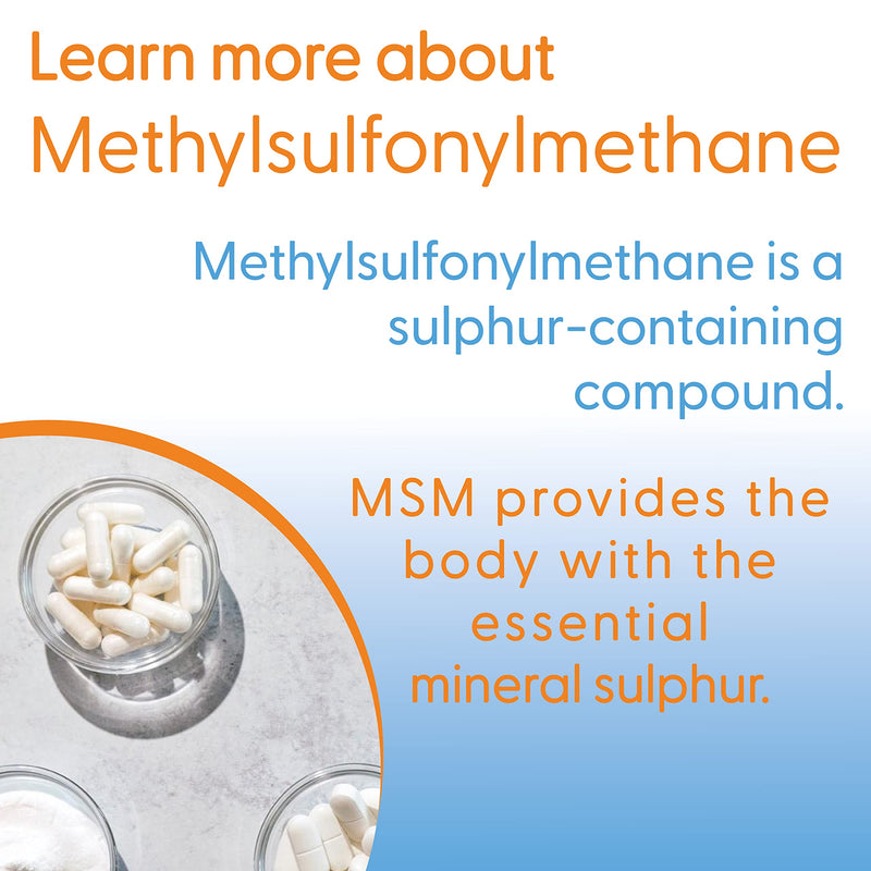 Doctor's Best, MSM with OptiMSM, 1000 mg, 180 Capsules, Highly Dosed, SOYA Free, Gluten Free, Non-GMO, Natural Sulphur