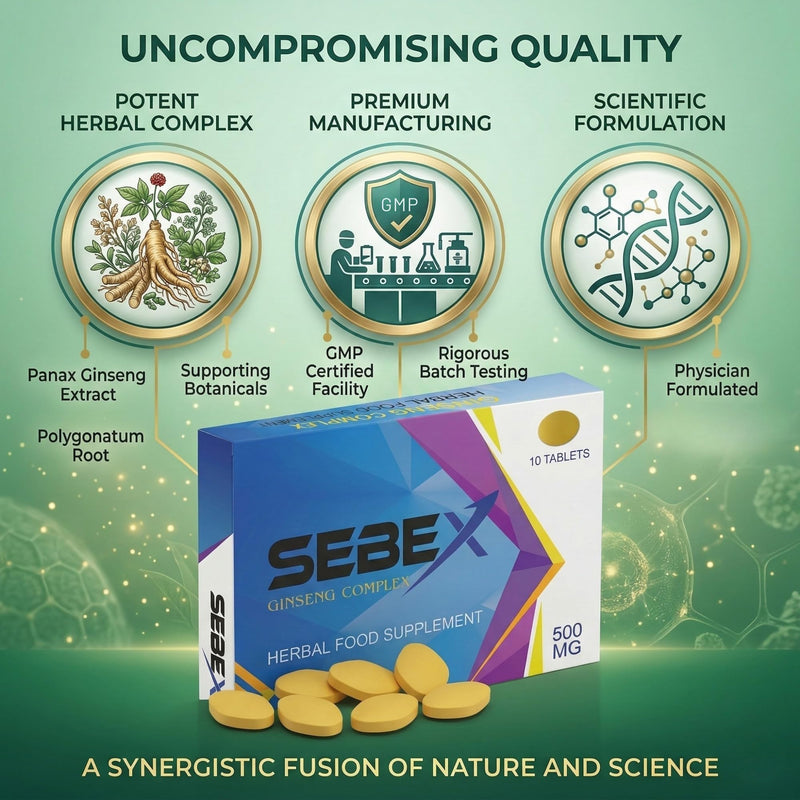 Gold 500mg Ginseng Tablets for Men | Stronger | Longer | Performance & Endurance Support | Extra Strength Herbal Energy & Stamina Formula | 10 Tablets