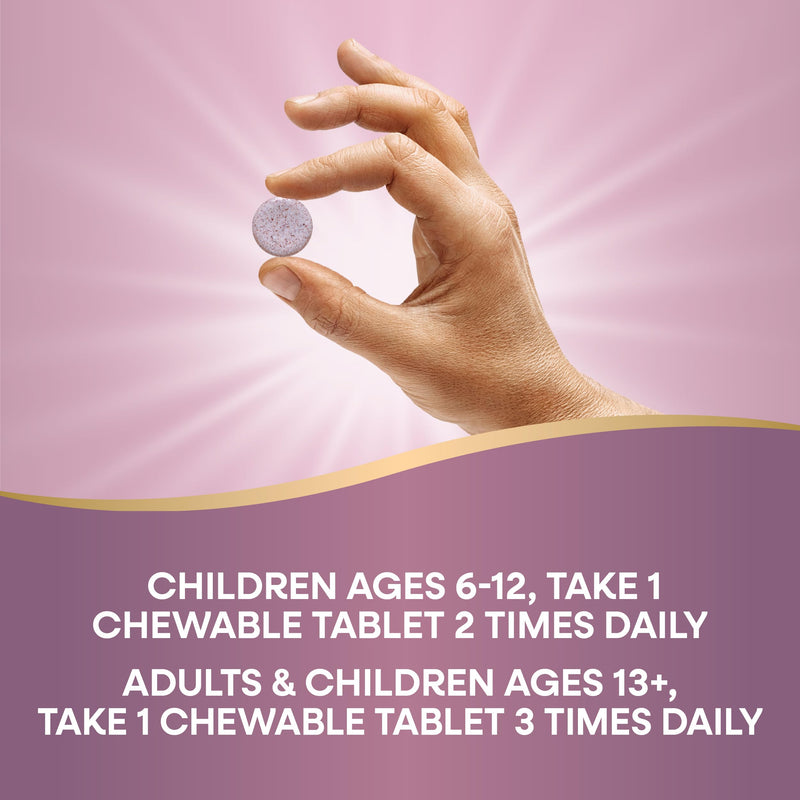 [Australia] - Nature‚Äôs Way Kids Cold Relief Chewables, Umcka, Ages 6+, Shortens Duration and Reduces Severity, Multi-Symptom Cold Relief, Non-Drowsy, Cherry Flavored, 30 Tablets 