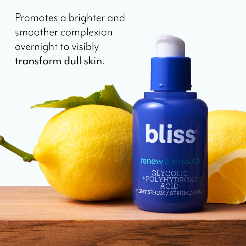 Bliss AM+PM Vitamin C & Glycolic Acid Face Serum Duo - Clean Beauty Formula