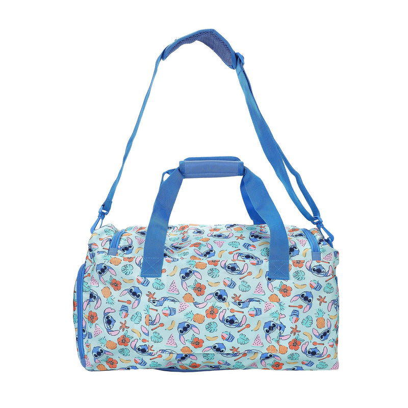Lilo & Stitch Beach Print Blue 20” Duffel Bag Lilo & Stitch Beach Print Blue