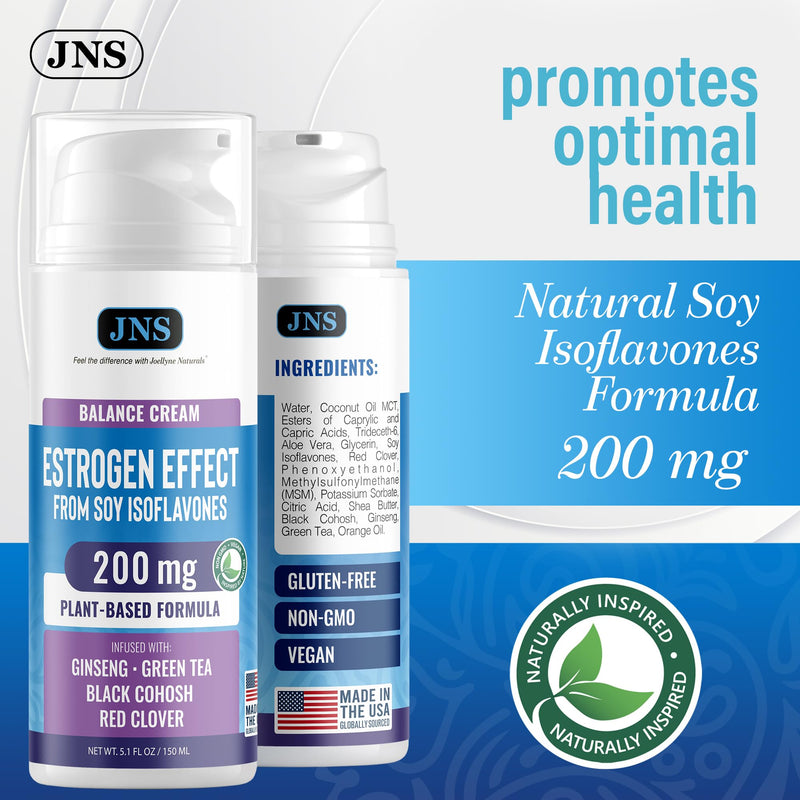 [Australia] - JOELLYNE NATURALS Phytoestrogen Cream with Soy Isoflavones and Herbal Extracts ‚Äî 5.1 oz 5.1 Fl Oz (Pack of 1) 