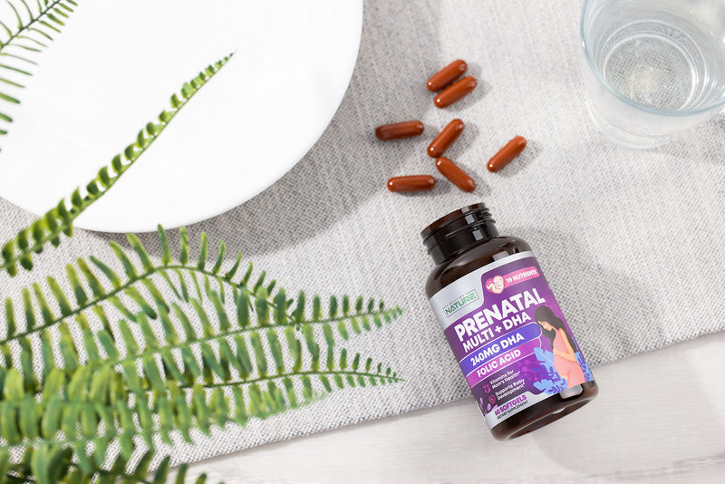 [Australia] - Prenatal Vitamins for Women - Multivitamin with DHA, Folic Acid, Vitamin C, B12, Iron & Omega-3 - Before, During & Post Pregnancy Supplement for Healthy Growth & Brain Development - 60 Softgels 60 Count (Pack of 1) 