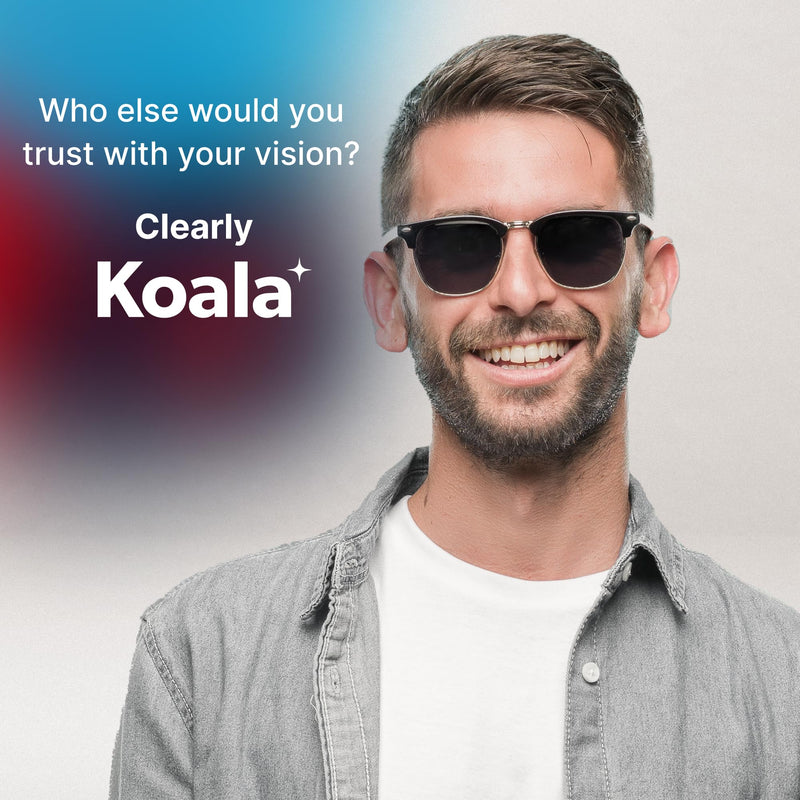[Australia] - Koala Eyeglass Lens Cleaner Spray Kit | (2x) Glasses Cleaner Bottle + (2x) Microfiber Cloth | Alcohol Free Eyeglasses, Screen, and Camera Cleaning Kit | Made in USA (4 Piece Set) Black / Green 4 Piece Set 