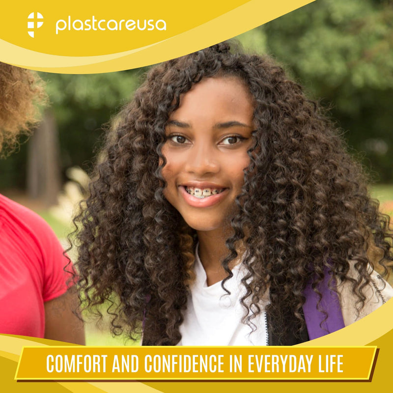 1000 (1/4" Fox, Medium 4.5 Oz) Orthodontic Latex Elastic Rubber Bands for Braces - Multi-Size Dental Elastics Kit, Heavy-Duty Ortho Bands for Gap Closure & Teeth Alignment (10 Bags of 100) 1/4" Fox