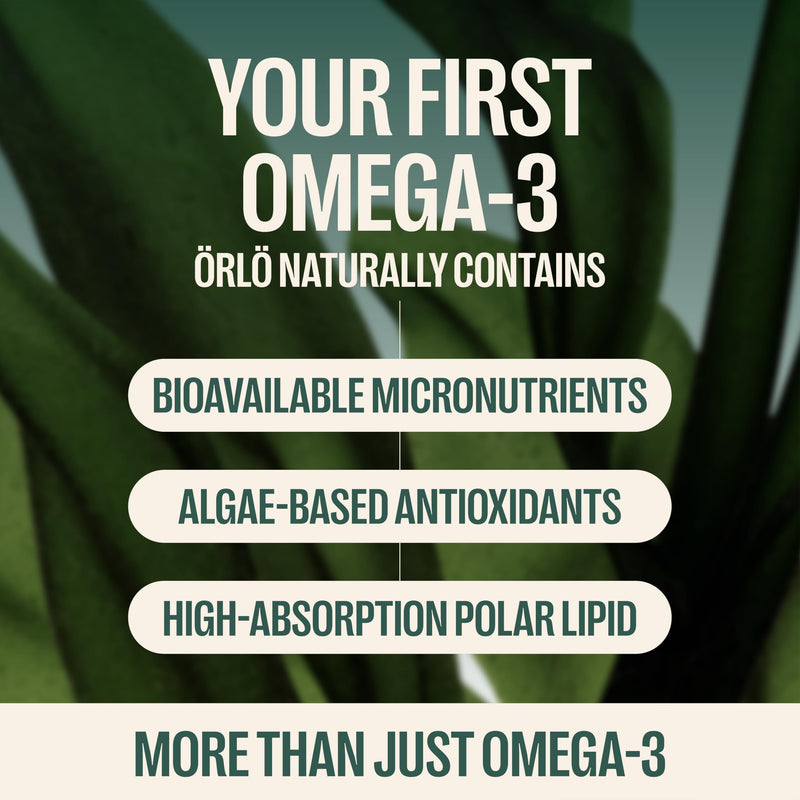 ORLO PRENATAL DHA - Prenatal DHA Omega 3 Supplement - Triple Strength Omega3s - Vegan DHA & EPA - Algae Omega-3 Oil - Supports Brain Development During Pregnancy & Lactation (60 Mini Softgels) 60 Softgels (1 Pack)