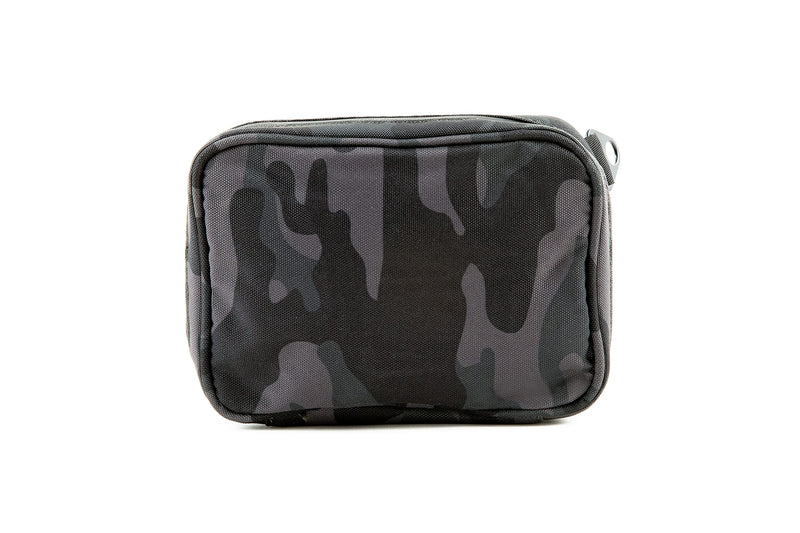 Odor Sealing Padded Pouch, Carbon-Lined Smell Blocking Bag with Protective Interior for Glass & Gear, Water-Resistant Exterior, Low-Profile & Discreet (8 Inch, Camo) 8 Inch