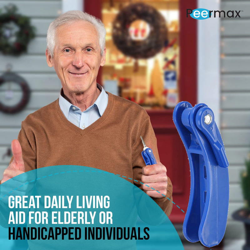 [Australia] - Turn Right Key Turner Aid for people with arthritis or weak hand Grip | assist devices for elderly and seniors key holder tools for hands | aids for disabled or handicapped | fits 3 keys (1) 1 